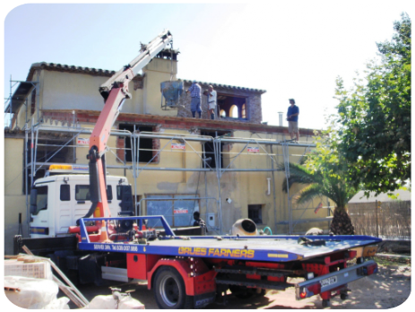 Trabajos sencillos con grua pluma.